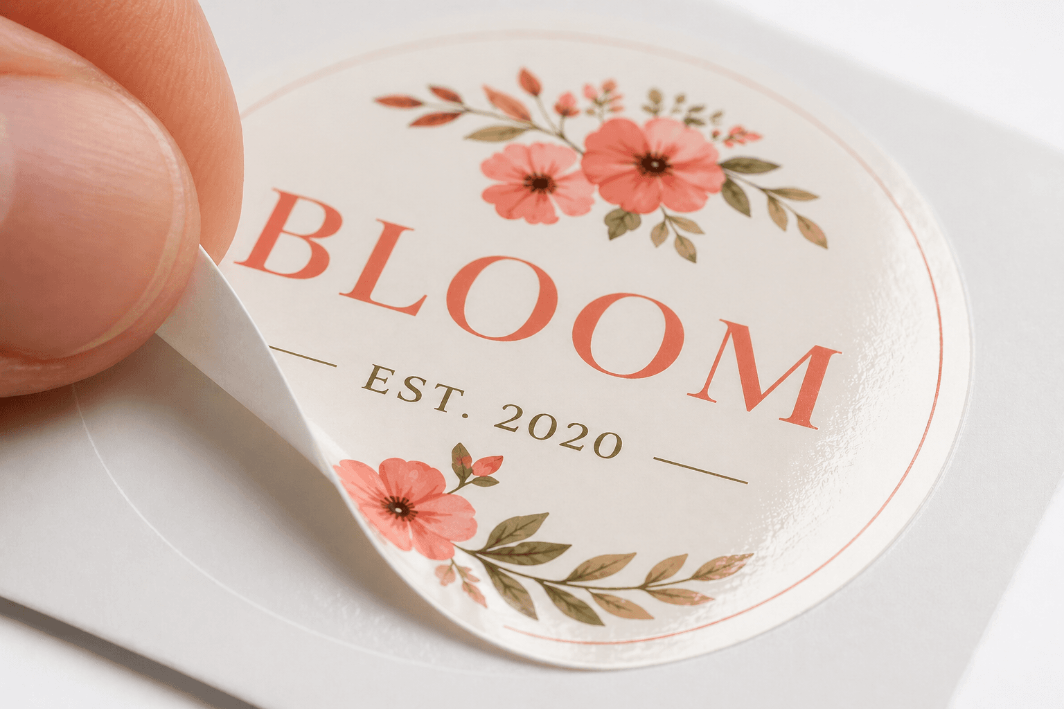 Custom Stickers & Labels flat