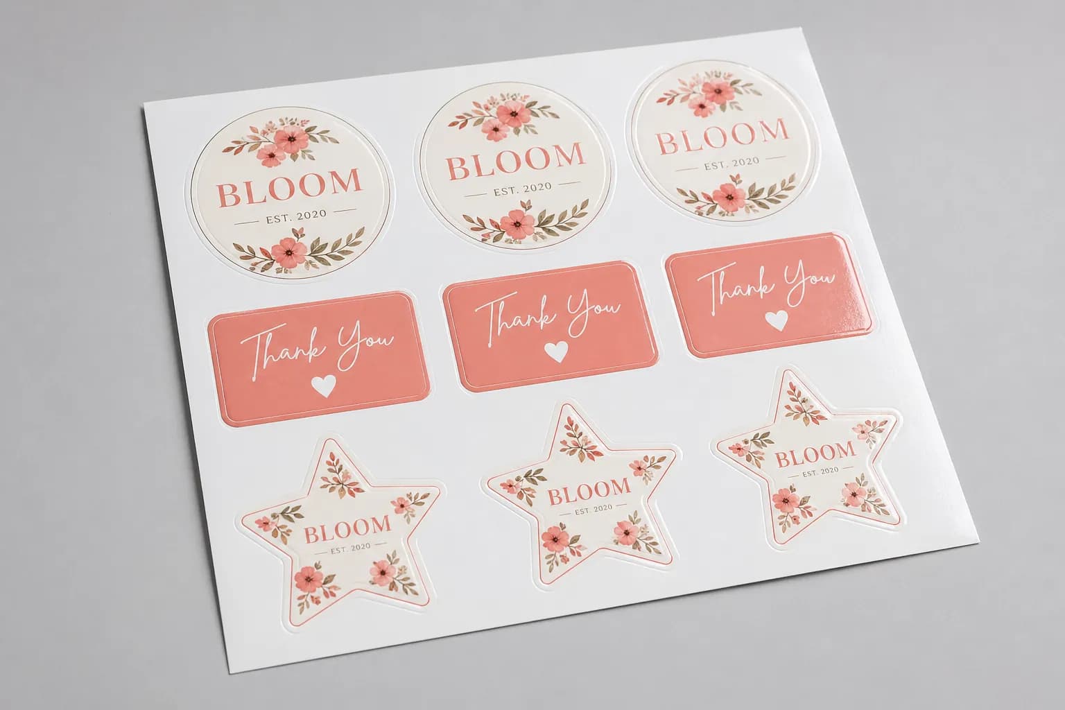 Custom stickers & labels