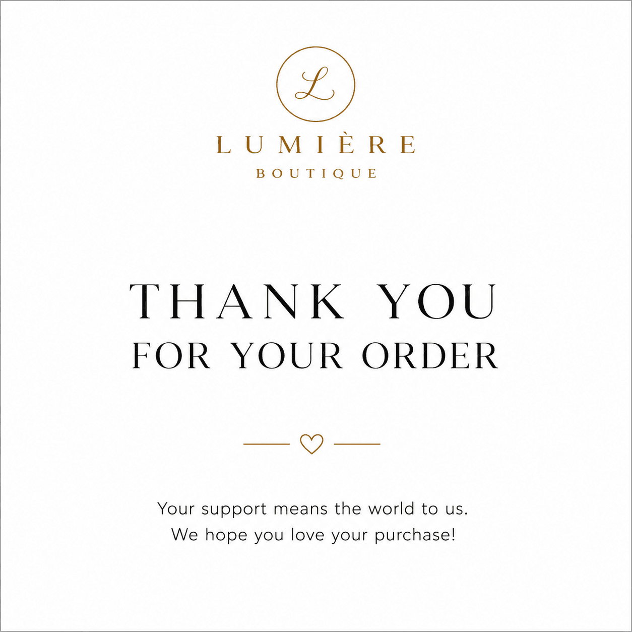 Packaging Insert Cards exterior