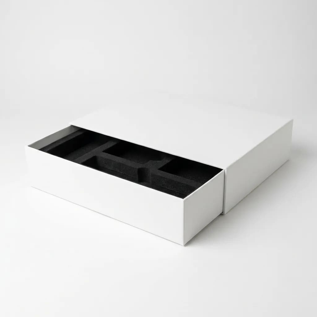 Wide custom gummy and edible packaging drawer box